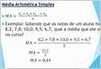 Aprenda facil como fazer Calculo da média aritmética usando